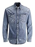 Modisches Jeanshemd im Used-Look