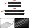 4 protectores de umbral de puerta para Kia Sonet 2026, protectores de entrada antirrayas, accesorios interiores de fibra de carbono 5