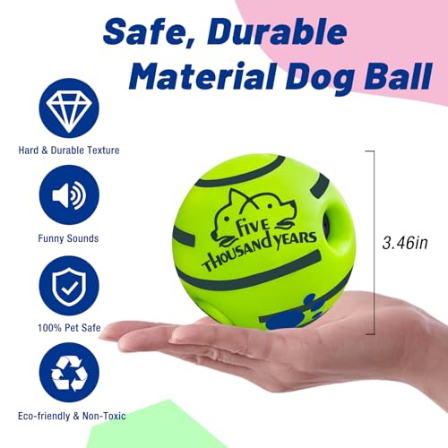 Small Wobble Giggle Ball for Dogs,Shake Make Giggle Sound,Squeaky Dog Toys Ball,Chewing Ball for Training Teeth Cleaning Herding Balls Indoor Outdoor Safe Dog Gifts for Puppy Small Medium Dogs Small Wobble Giggle Ball for Dogs,Shake Make Giggle Sound,Squeaky Dog Toys Ball,Chewing Ball for Training Teeth Cleaning Herding Balls Indoor Outdoor Safe Dog Gifts for Puppy Small Medium Dogs
