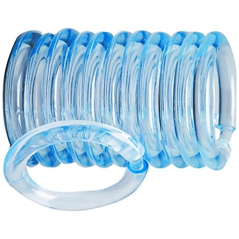 12/Pack Homebasix Sd-Oring-C3L Ring Shower Curtain Clear 12Pc (BX 12) Cover