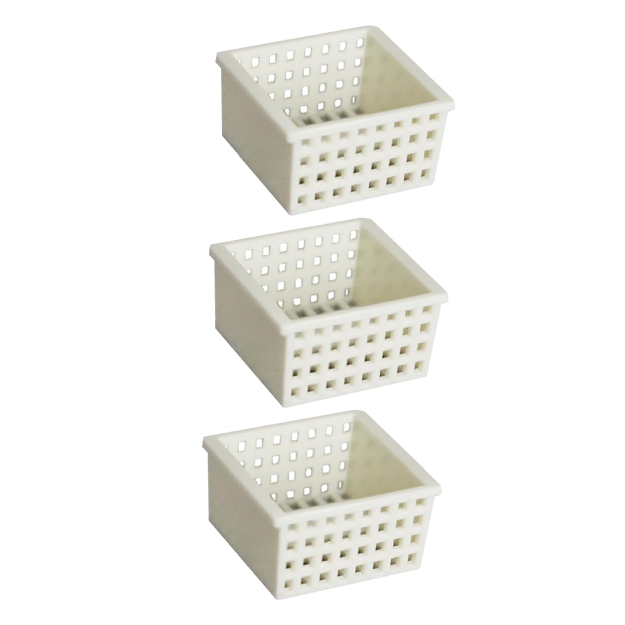 ORFOFE3pcs Dollhouse Basket Playhouse Furniture Sundries Basket Mini Kitchen Accessory Furviking Dollhouse Ornaments Doll House Furniture Hamper Micro Scene White Sink Basket Miniature