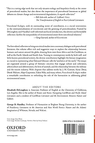 Postcolonial Ecologies: Literatures Of The Environment #TOP1
