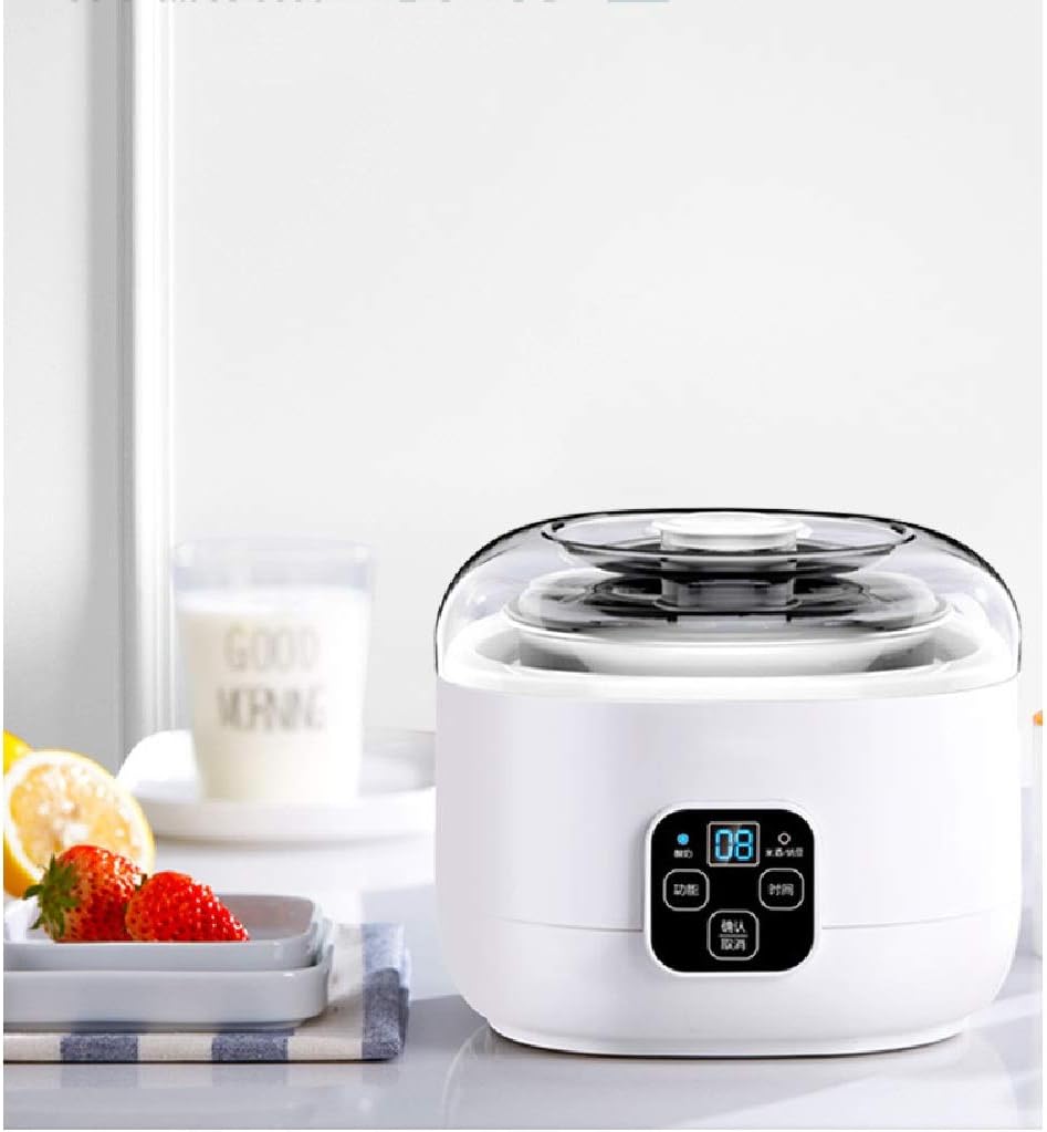 Automatic Yogurt Machine -Yogurt Machine - Automatic Yogurt Maker Machine,Customize to Your Flavor and Thickness Electric Maker,White