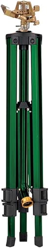 Miniatura 5 de Orbit Aspersor de riego para césped de impacto sobre base trípode-aspersores de patio -56667N 1 Verde