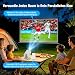 Tragbarer Mini Beamer 4K mit WiFi 6 und Bluetooth, Kleiner Projektor für unterwegs, 360° drehbarer Fuß, Powerbank-Anschluss und Handy-Kopplung, ideal für Heimkino und Portable Projector 4K Erlebnisse