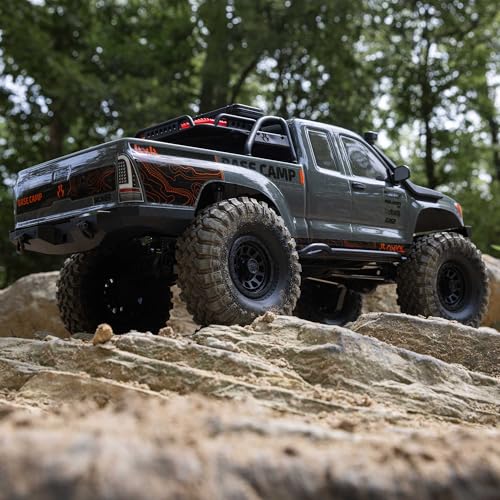 Image of Axial RC Truck 1 /10 SCX10 III Base Camp 4X4 Rock Crawler Brushed RTR (Battery and Charger Not Included), Gray, AXI-1375T2