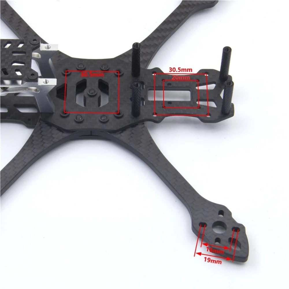 Mark5 HD 225mm Kit telaio FPV in carbonio da 5 pollici for digitale O3 Air RC Quadcopter Racing Drone BN220 Parti fai da te(Without 3d printed)