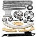 OCPTY Timing Chain Kit Tensioner Guide Rail Crank Sprocket fits for Chevrolet Malibu 8-13 Equinox 10-15 Buick L4 2.0L 2.2L 2.4L 94201S