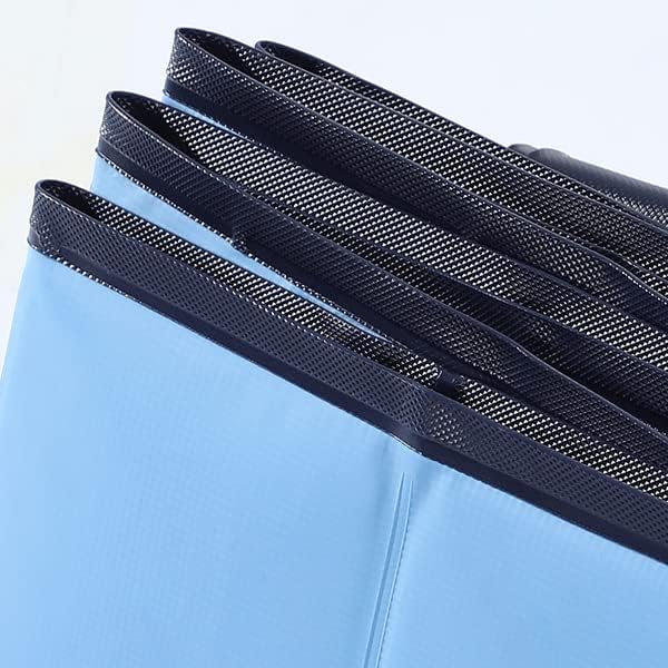 Miniatura 7 de Piscina para perros  Piscina plegable de plástico duro para niños, 71 x 12 pulgadas, piscina portátil de PVC para perros, bañera plegable para