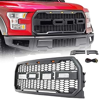 VZ4X4 Front Grill for Ford F150 Raptor 2015 2016 2017, Including XL, XLT
