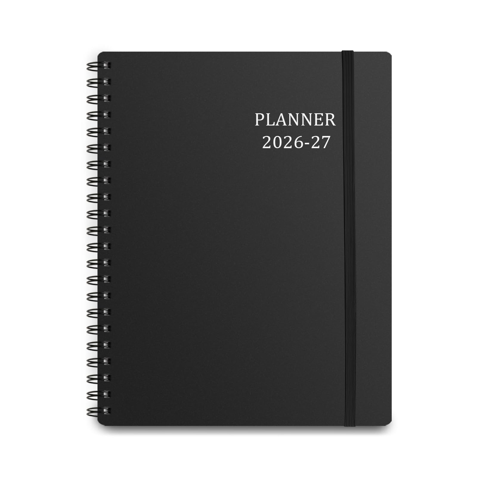 Tiankool Planner 2026-2027 - Jan 2026-Jun 2027 Weekly Monthly Planner with 18 Monthly Tabs, Elastic Closure, Inner Pocket, Round Corner,5.8" x 8.25"-