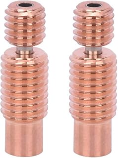 BIGTREETECH Direct Bi-Metal Heatbreak Bimetal Heat Break with Thread for V6 Hotend Heater Block for Prusa i3 MK3 Break 1.75MM Filament （Pack of 2pcs)