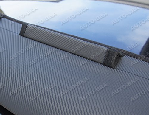 AB-00844c Carbon Fiber Look Hood Bra Compatible with Porsche 911 Carrera Targa TYP 996 1997-2006, Boxster Cayman Spider TYP 986 Front End Nose Mask Bonnet Bra