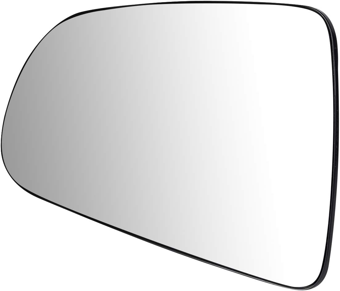 DNA Motoring OEM-MG-0115 5136093AA Factory Style Left Side Mirror Glass Compatible with 05-10 Dakota / 05-07 Durango, Compatible with 11 Ram Dakota