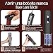 Imagen de Abridor Electrico de Vino con Pantalla de Bateria Set 7 en 1 con Base Accesorios Vacio Vertedor Carga UsbC Apertura Rapida 6 A 10 Segundos Regalo Ideal Portatil Facil de Usar Diseño Premium en Español