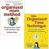 The Organised Mum Method & The Organised Time Technique By Gemma Bray 2 Books Collection Set