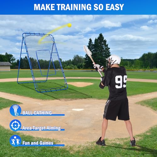 image for Winthai Lacrosse Rebound Net, 6x4ft Volleyball Rebounder for Backyard,