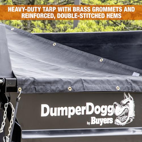 Image of Buyers Products DTR4510 Roll Tarp Kit for 8 Foot Poly DumperDogg Inserts
