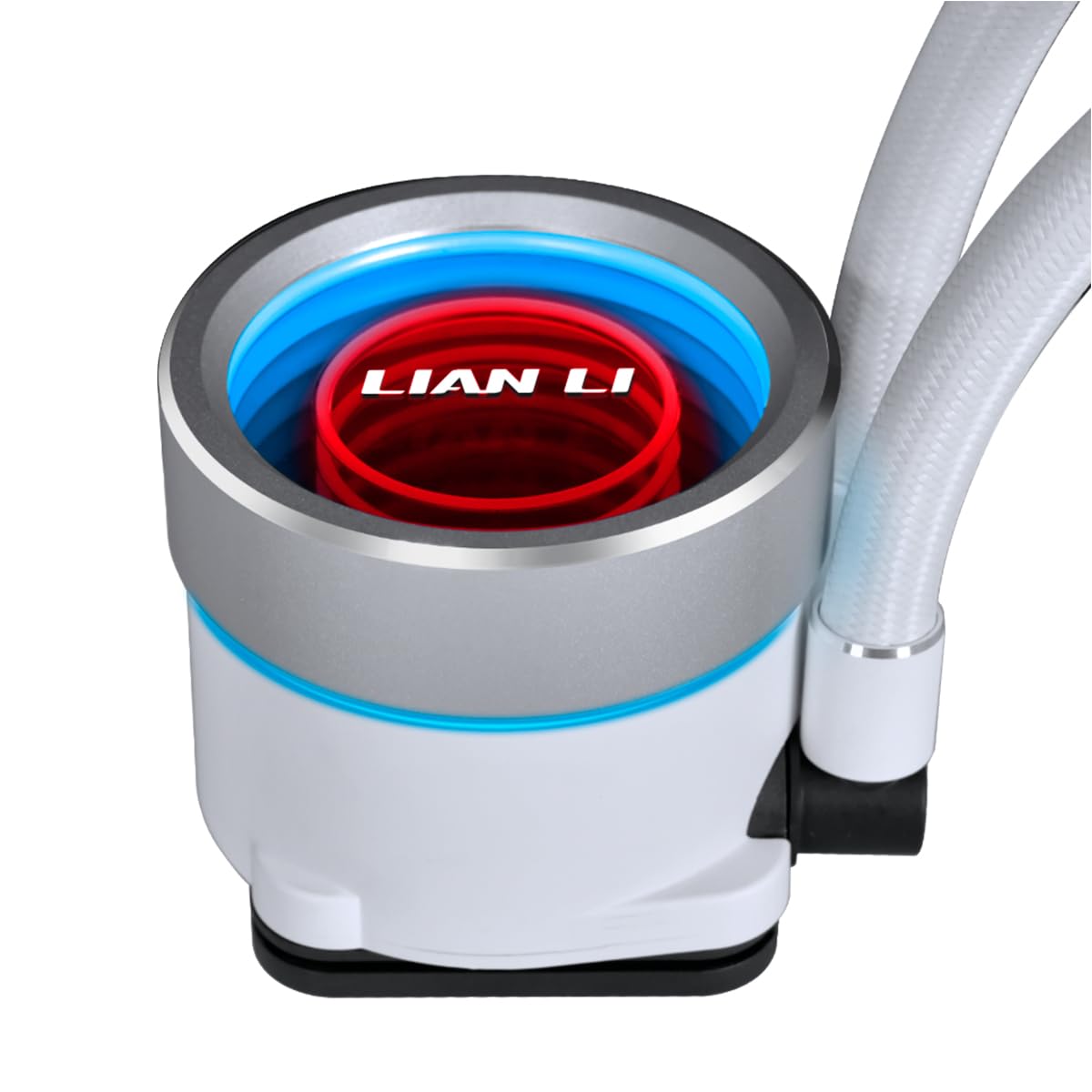 Lian LIANLI Water Cooling Kit Galahad Series II Trinity 240 White 1.1 inch (27 mm) Thick Radiator with ARGB Fan