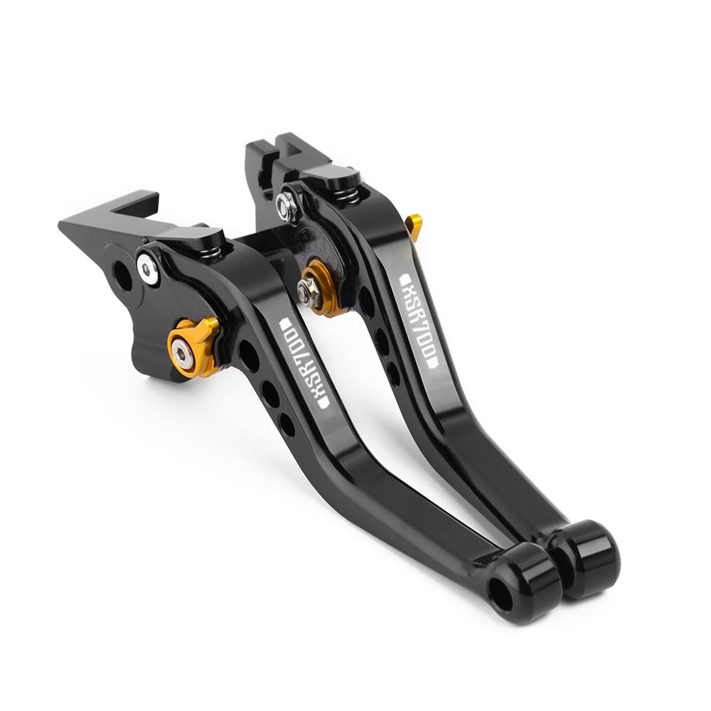 Zdgxfhsrh E Motorcycl Brak Clutch Levers Fit For Ya&Maha Xsr700/Xtribute/Xsr 700 2016-2024 2022 2023 Adjustabl Cnc Motorcycl Brak Clutch Lever 6-Speed Adjustment(E)