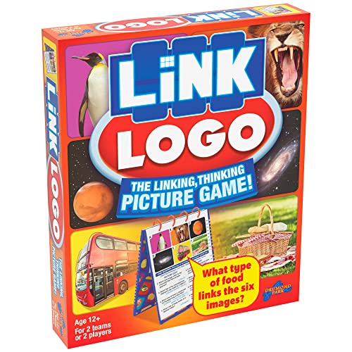 Drumond Park T73295 Link LOGO Board Game Second Edition Family Board Games for 2-6 players Tabletop Game For Adults And Kids Suitable From 12+ Years