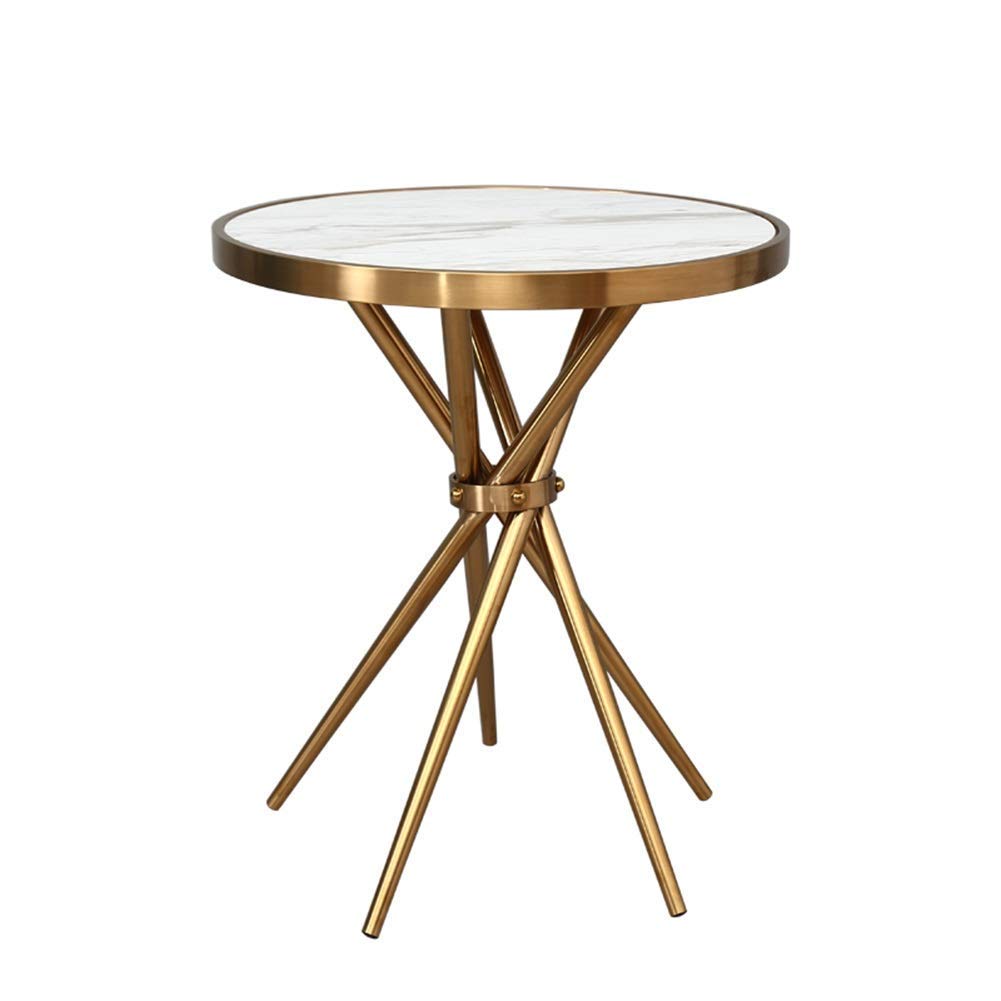 Table de chevet en marbre ronde pour transformer votre chambre en un espace moderne et chaleureux