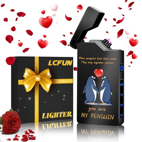LcFun USB Rechargeable Single-Arc Lighter (Penguin)