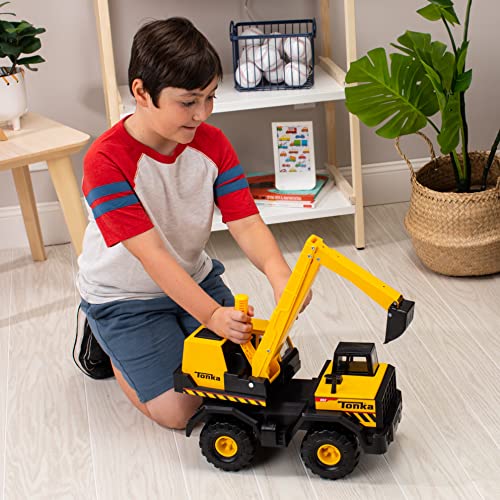 Tonka Robuster Riesen-Bagger, Konstruktionsspielzeug für Kinder, Spielzeugfahrzeug für kreatives Spiel… – Ansicht 3
