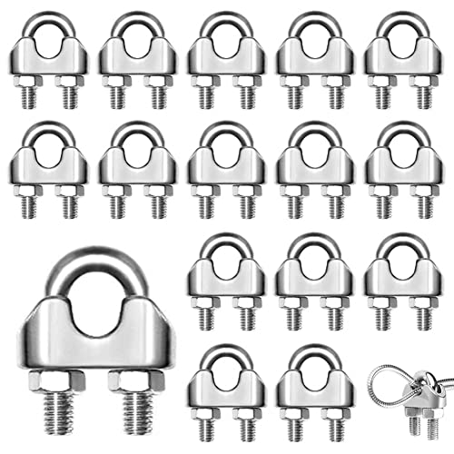 DBREAKS 15 Pièces Serre-Câbles 3mm Alliage Zinc Forme Ovale, Connecteur