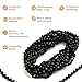 Amber Guru Baltic Amber Necklace (Authentic, Certified) - 12.5 inches - Unisex Jewelry - Raw/Unpolished Real Amber Beads - Proud to Deliver Genuine Baltic Sea Wonder Handmade (Black)