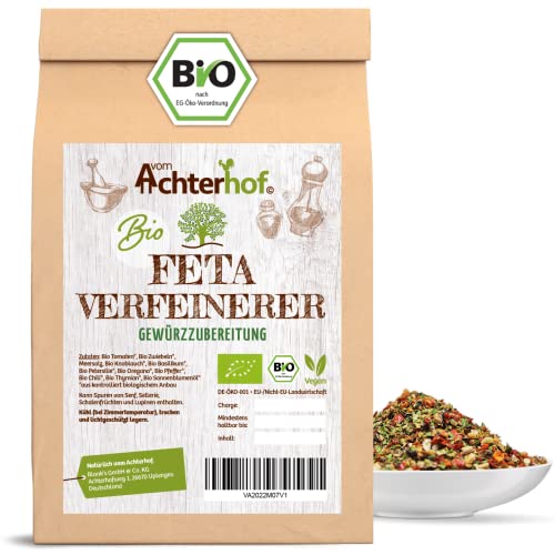 Feta Verfeinerer Gewürzzubereitung Bio 100g | Gewürzmischung für alle mediterranen Gerichte |...