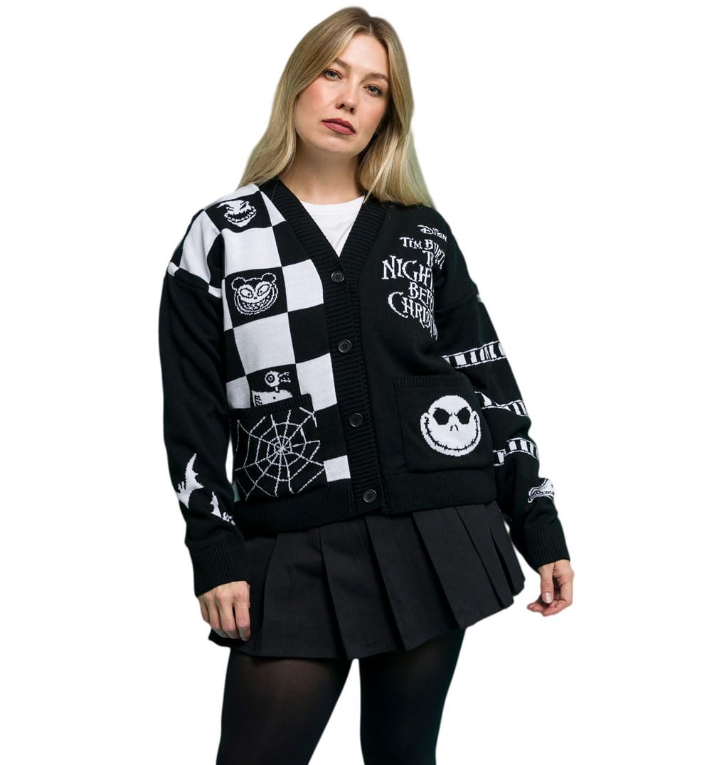 Disney The Nightmare Before Christmas Zero Cardigan Black