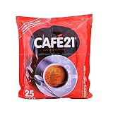 3 Pack Cafe21 / 2 in 1 Instant Coffeemix No Sugar Added (3 x 25 Sachets) Free Express Delivery