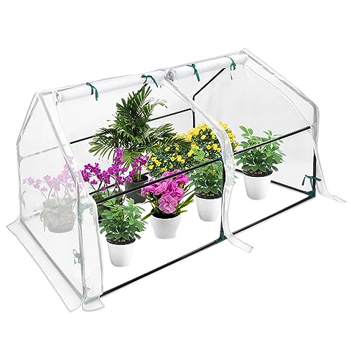 NAIZY Serra per Pomodori, 180 x 90 x 90 cm, Piccola Serra per La Coltivazione di Pomodori, Colore Bianco