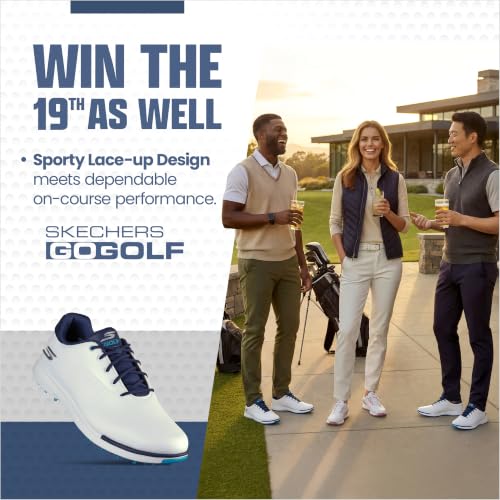 Image of Skechers Men's Tempo Waterproof Golf Shoes