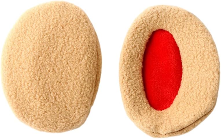 GOTOTOP Winter Ear Warmers Outdoor Bandless Warm and Windproof Ear Cover for Men and Women Size M (Khaki)
