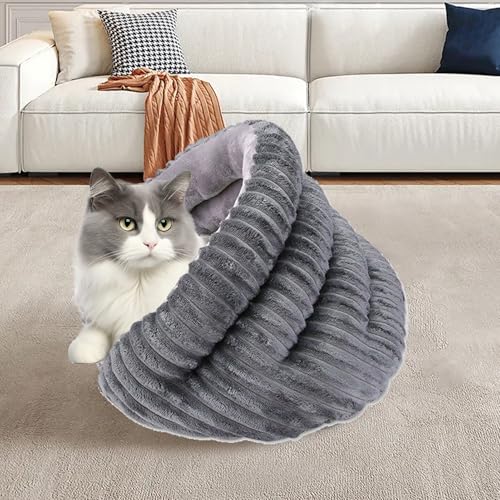 Cueva para gatos exterior e interior con cama extraíble para invierno 4