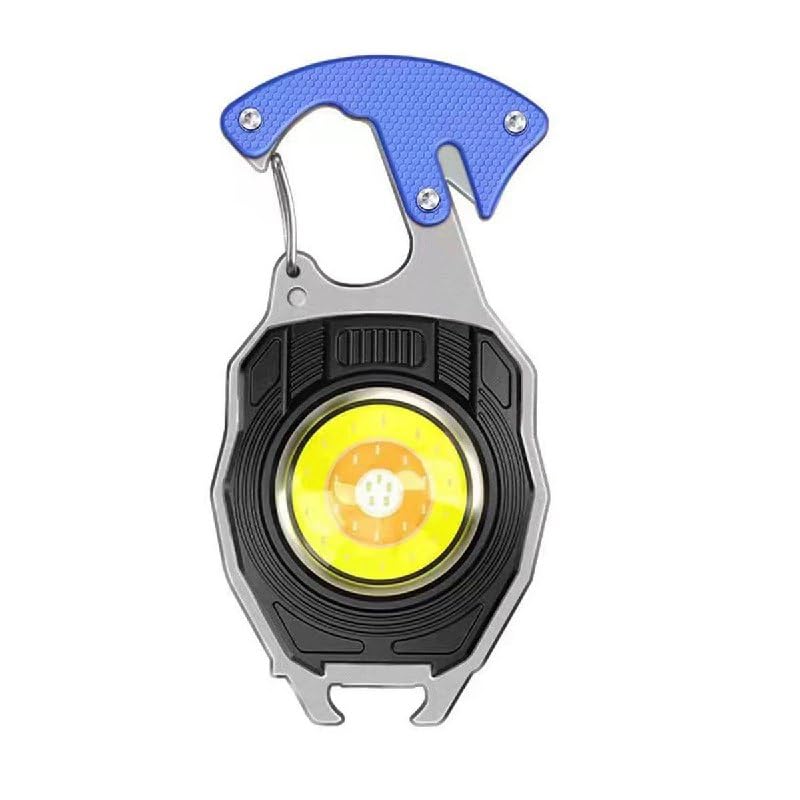 Jenibri 1Pcs, Multi-Functional Keychain Flashlight 800 Lumens – Rechargeable LED Light with Lighter, Whistle, Screwdriver, Bottle Opener & Magnetic Base – Outdoor, Camping & Emergency Tool.-image-9