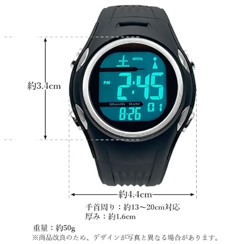 【ソーラー&電波】腕時計 メンズ 電波ソーラー腕時計 精密 防水 アウトドア 普段使い シンプル ソーラー ブラック 商品画像7