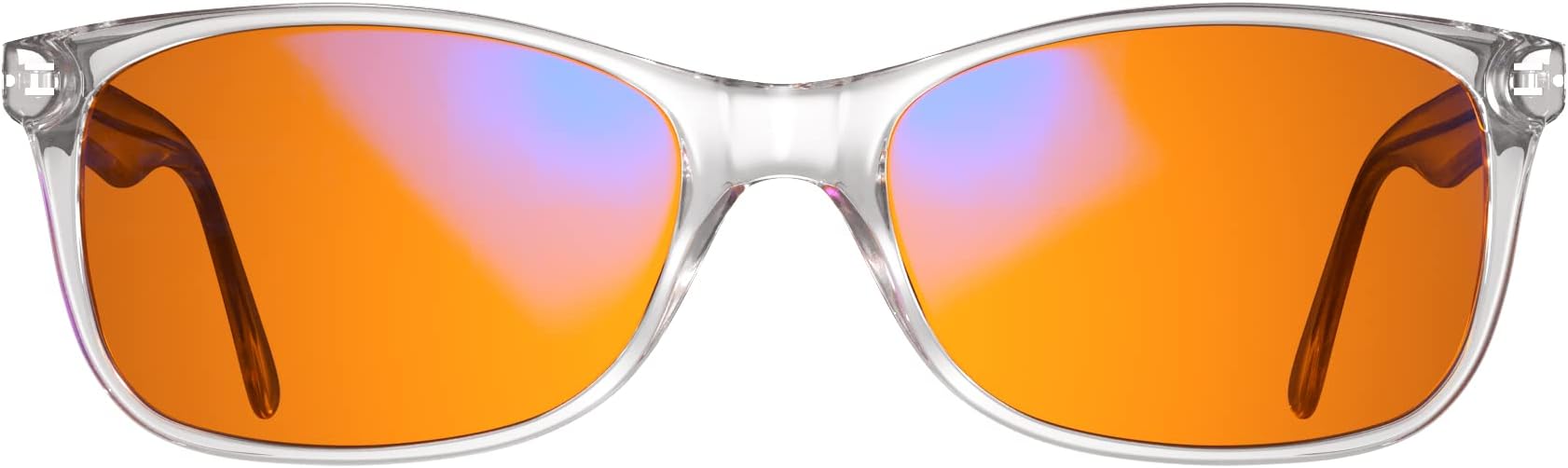 Crystal Night Swannies - Premium Blue Light Blocking Glasses (Diamond Clear) Small