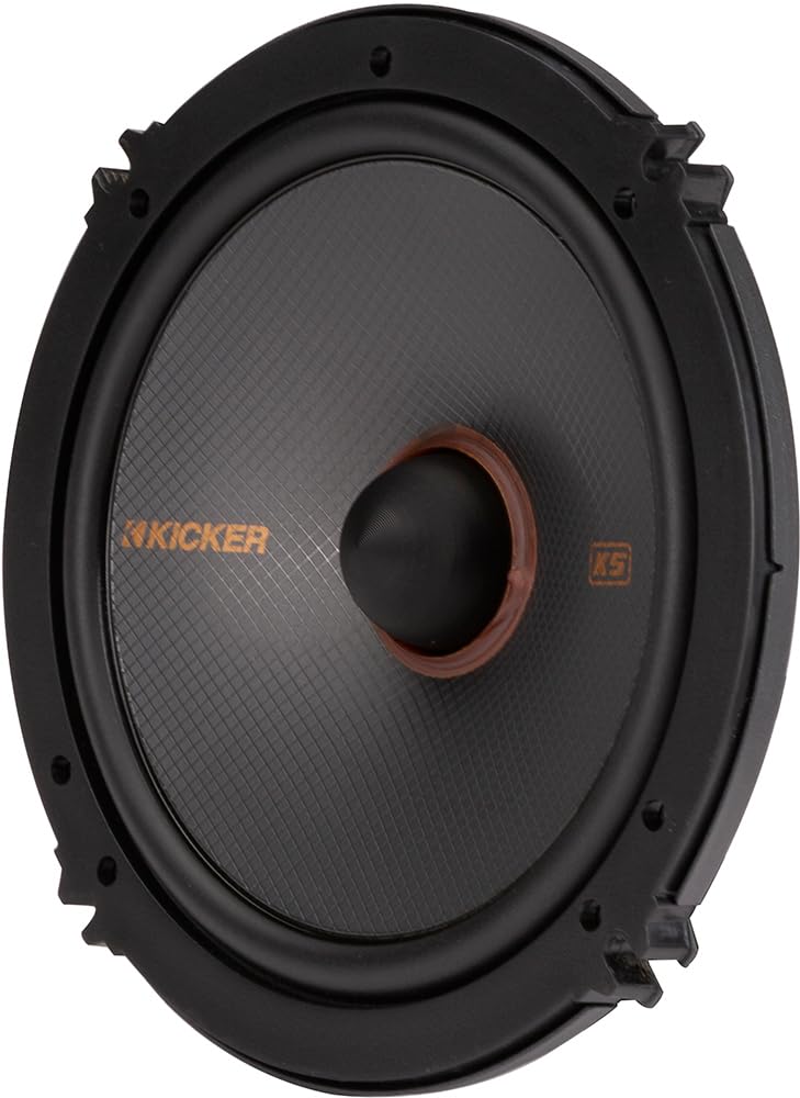 KICKER Speakers 6.5 inch for Ford Fusion 2013-2020 Upgrade Kit - Pair of KS Series with Adapters and Harness, Component 6 1/2 Car Audio Front or Rear Door Speaker KSS650, 51KSS6504