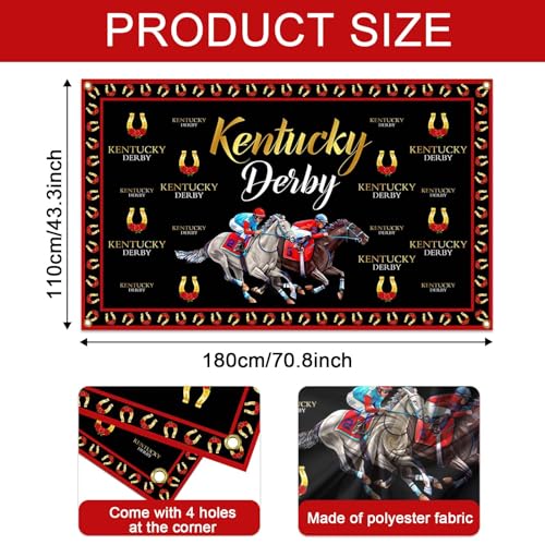 Mocsicka Kentucky Derby Fondo Decorativo para Fotos miniatura 6