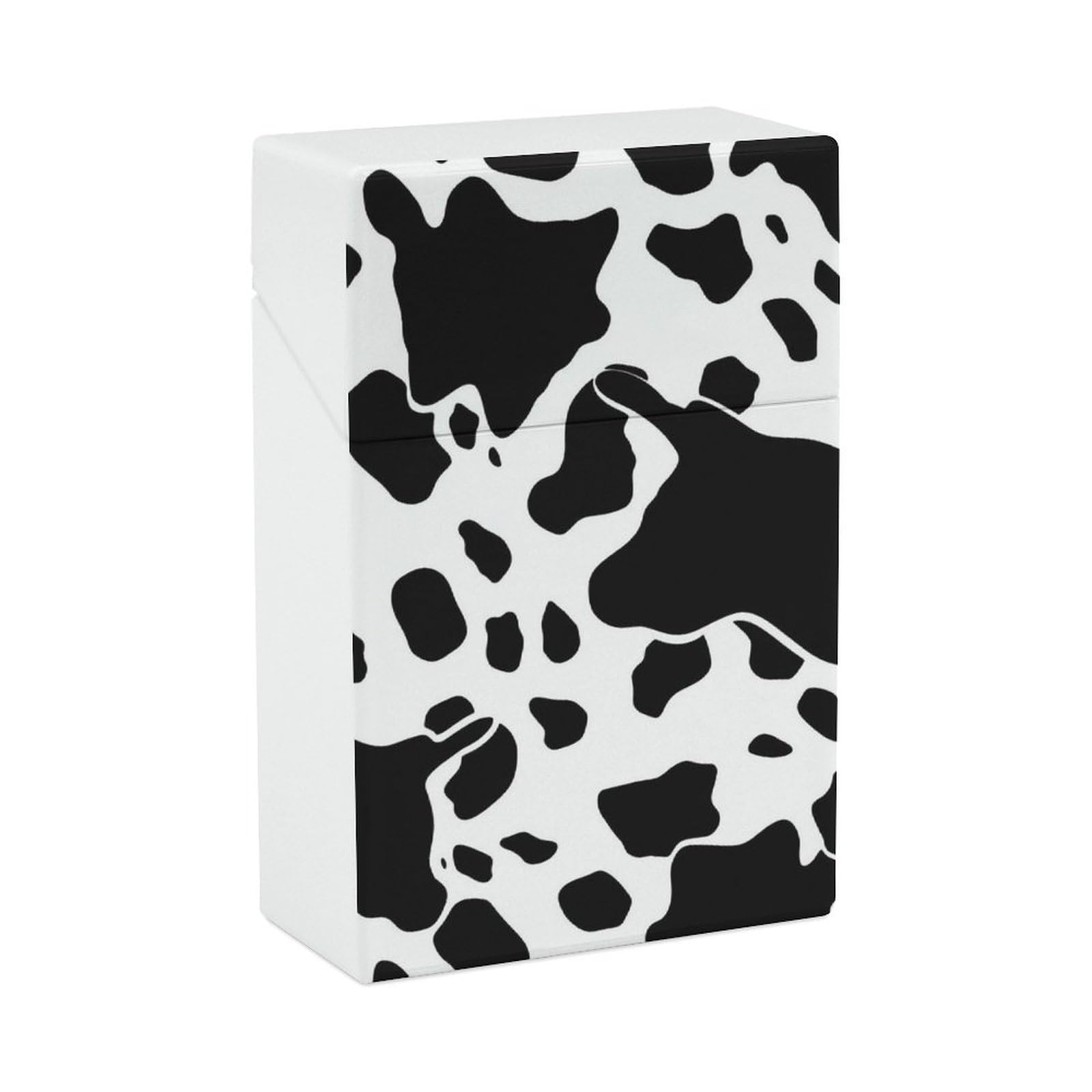 Amazon.com: Black and White Cow Print Cigarette Case Box King Size 85mm 20  Capacity Push to Open Waterproof Cigarette Case for Women Men Pocket Cigarette  Holder Case Vintage Cigarette Box : Health