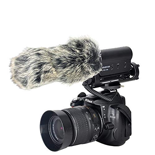 Yisau Outdoor Microphone Furry Windscreen Muff for Rode VideoMic GO/TAKSTAR SGC-598 On-Camera Microphone