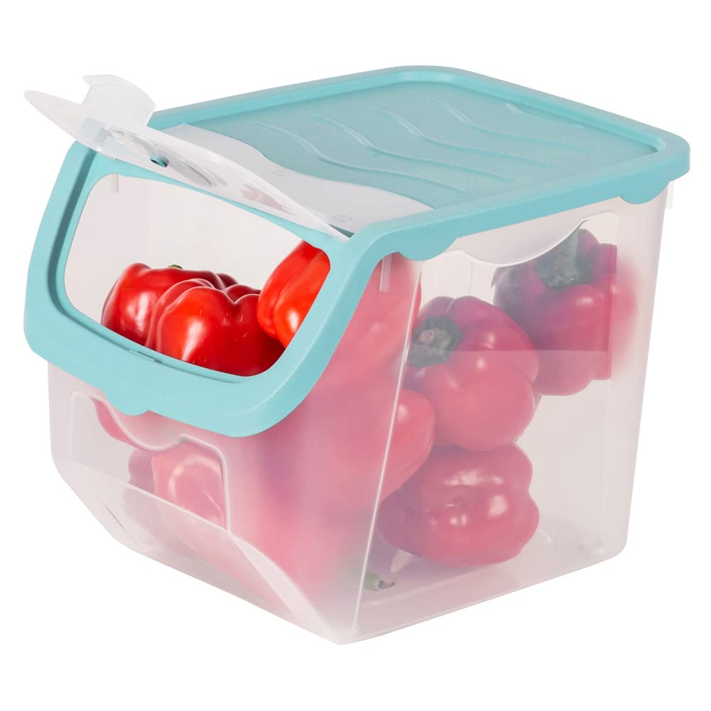 orion group Aufbewahrungsbox mit deckel küchenorganisation 12 L | Aufbewahrungsbehälter lebensmittel Küchen Frischhaltedosen Behälter vorratsdosen plastikkisten (3er-Set)
