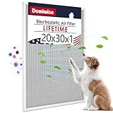 Demiwise 20x30x1 Electrostatic Air Filter, 8 Stage Washable Aluminum AC/HVAC Furnace Filter, Reusable Permanent Air Filter, Lasts a Lifetime, Easy to Install, Healthier Home/Office Environment
