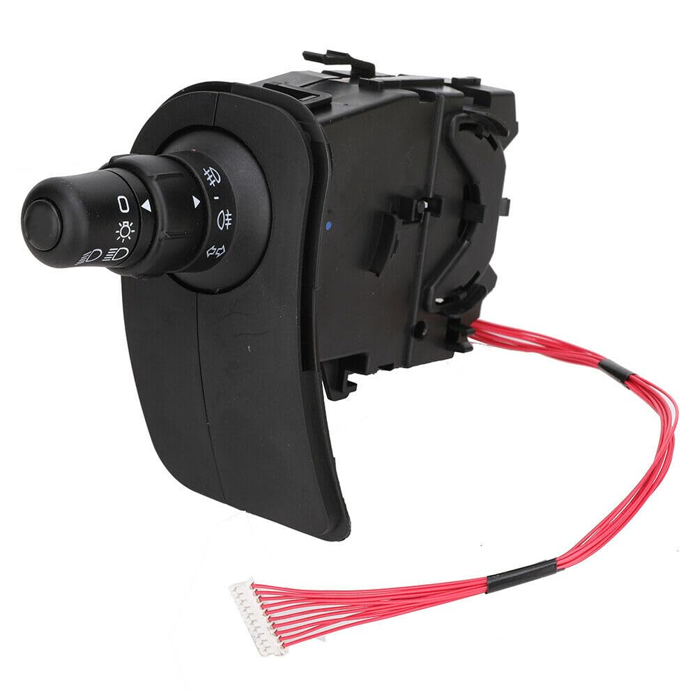 Commodo Commutateur Commande pour Éclairage Clignotants et Antibrouillards Sans Fonction Auto compatible pour CLIO III, KANGOO II et MODUS/GRAND MODUS - 7701057089