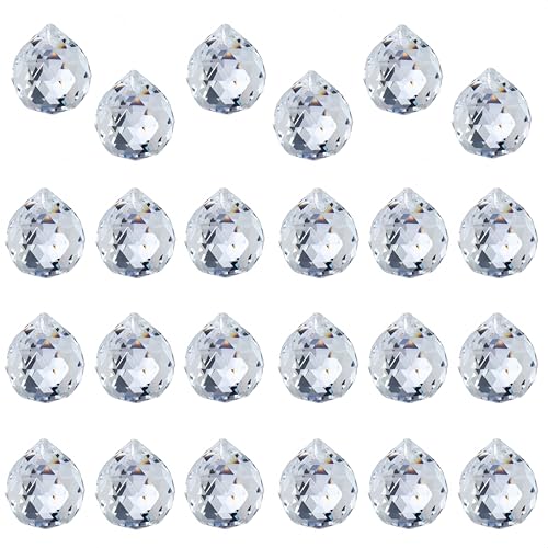 Ai-OUMLEEF Acchiappa-Sole In Cristallo, 24 pezzi di Cristallo a Prisma,