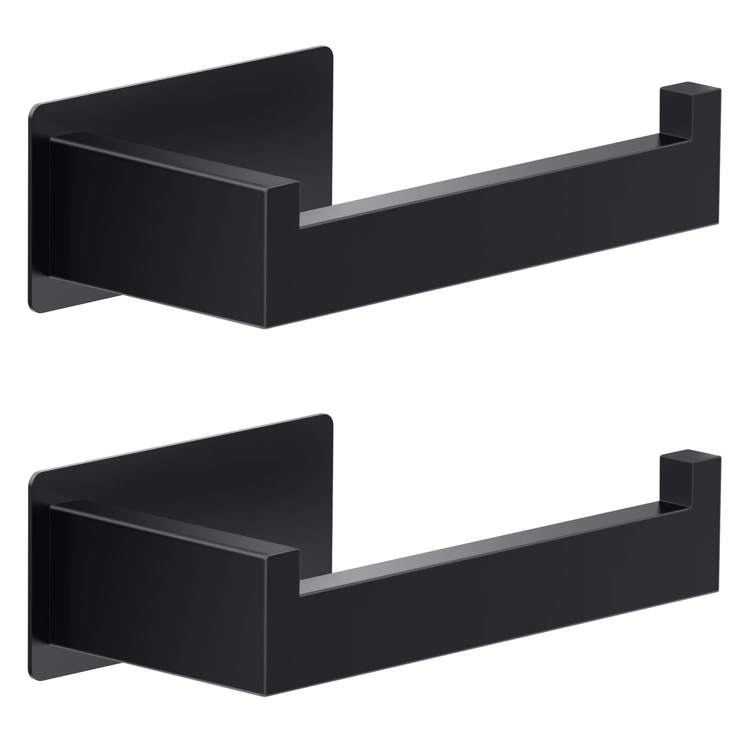 Auxmir Toilet Paper Holder Black 2 Pack