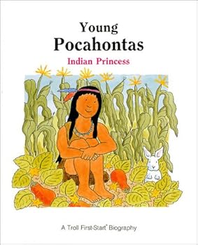 Paperback Young Pocahontas : Indian Princess (First-Start Biographies) Book